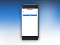 iPhone mockup that shows a simple web app with a date field and a button "Log".